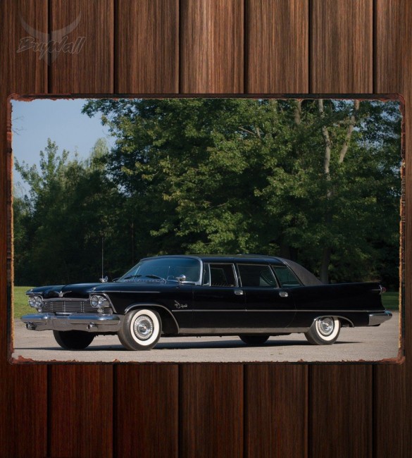 Металлическая табличка Chrysler Imperial Crown Limousine 165 Металлическая табличка Chrysler Imperial Crown Limousine 165